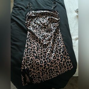 The kids supply cheetah print slip dress